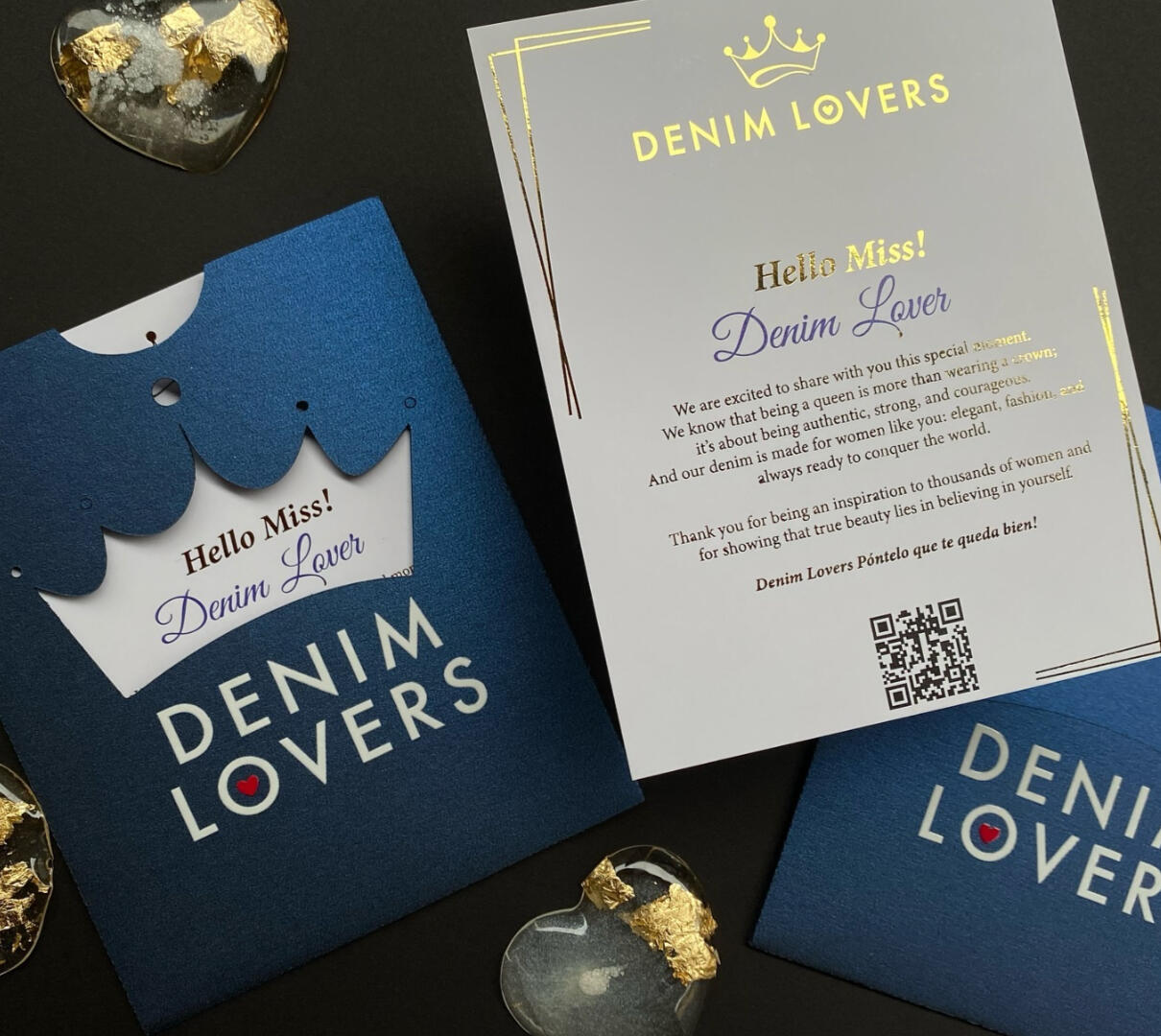 Tarjetas de Agradecimiento a cada participante de MIss Universo