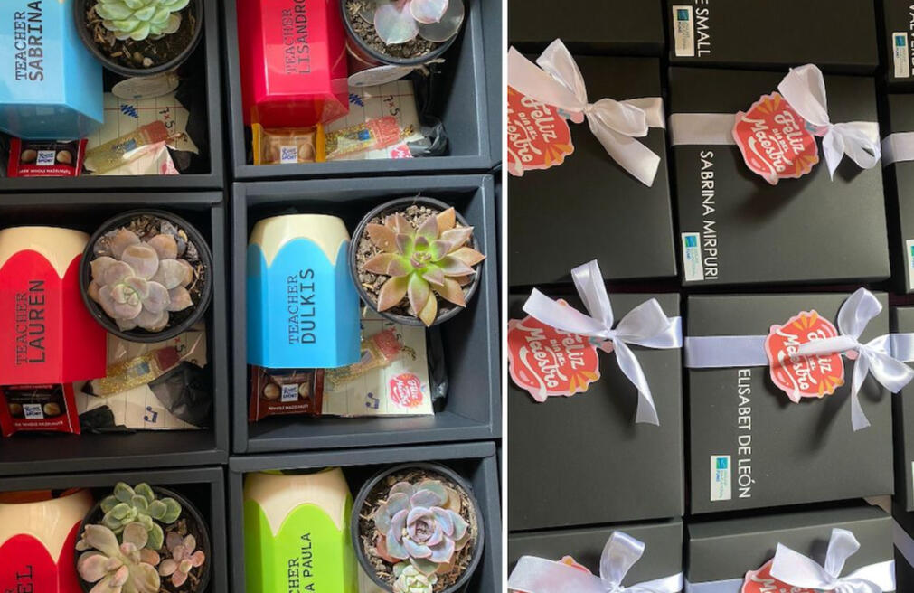 Cajas de regalo Día del Maestro