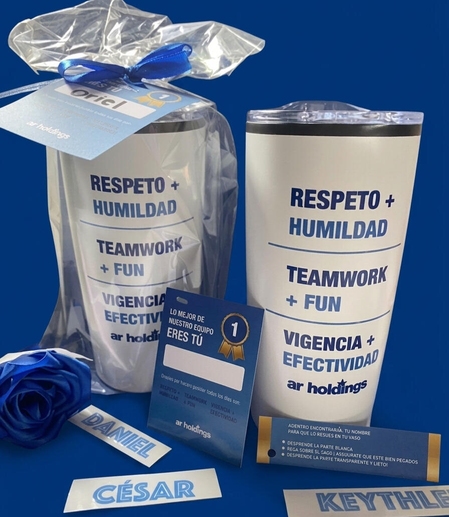 Regalo a colaboradores por el dia del trabajo -Ar Holding